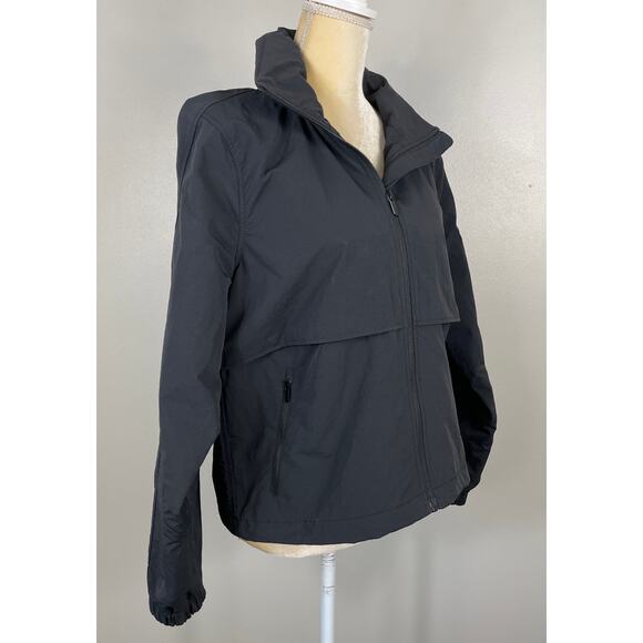 Quince Water Repellent Windproof Lightweight Hooded Jacket Black Medium - Picture 8 of 13